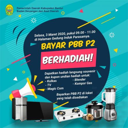 Bayar PBB P2 BERHADIAH 